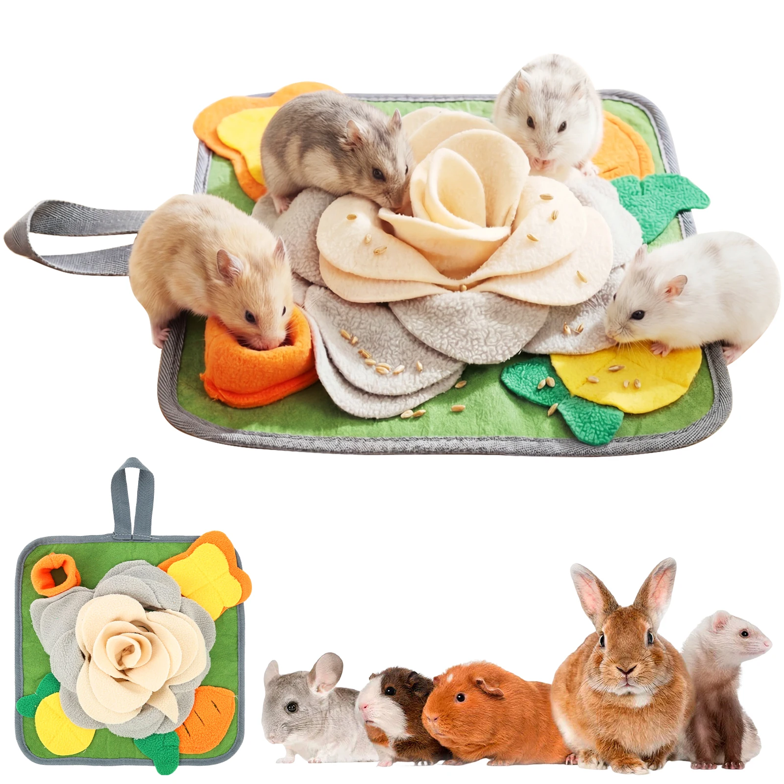 Snuffle Mat For Dogs - Tapete Olfativo para Pequenos Animais, Tapete