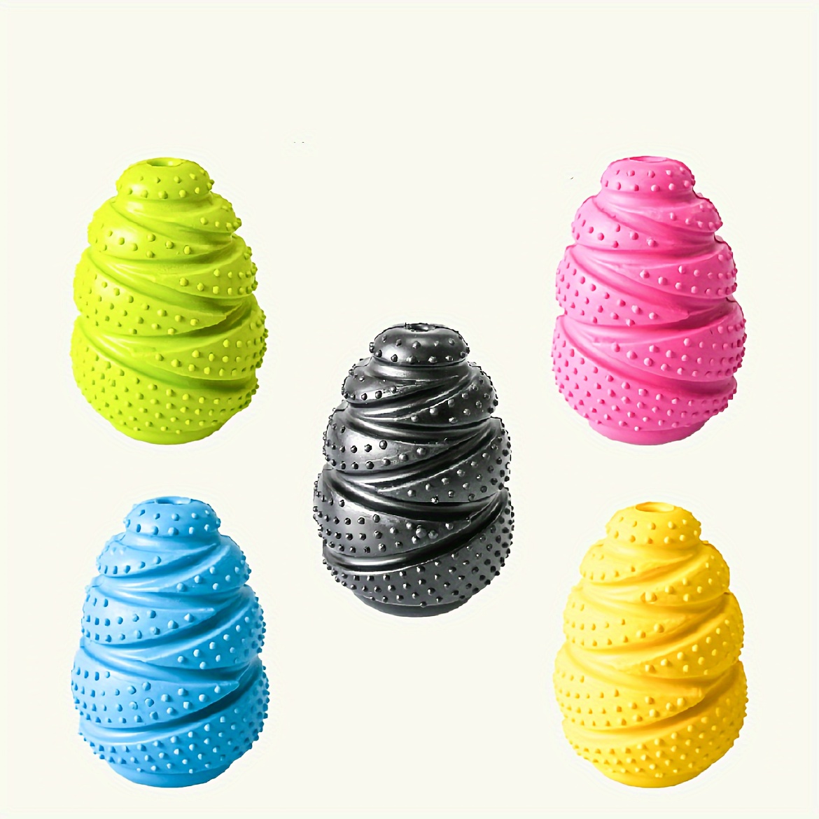 Rubber Treat Dispensing Dog Toy - Brinquedo de mastigar de cachorro de