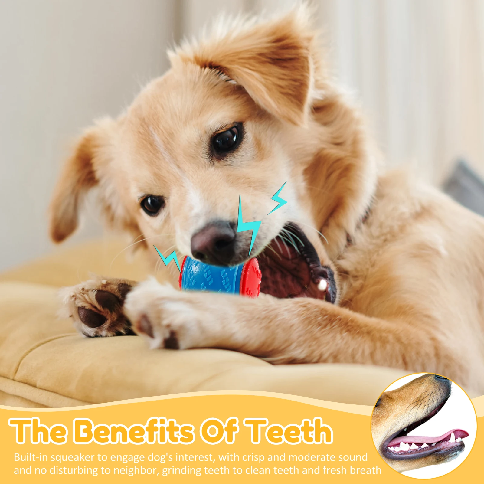 6/12 pçs cão bolas estridente  - Indestructible Dog Chew Toy avaliação e preço