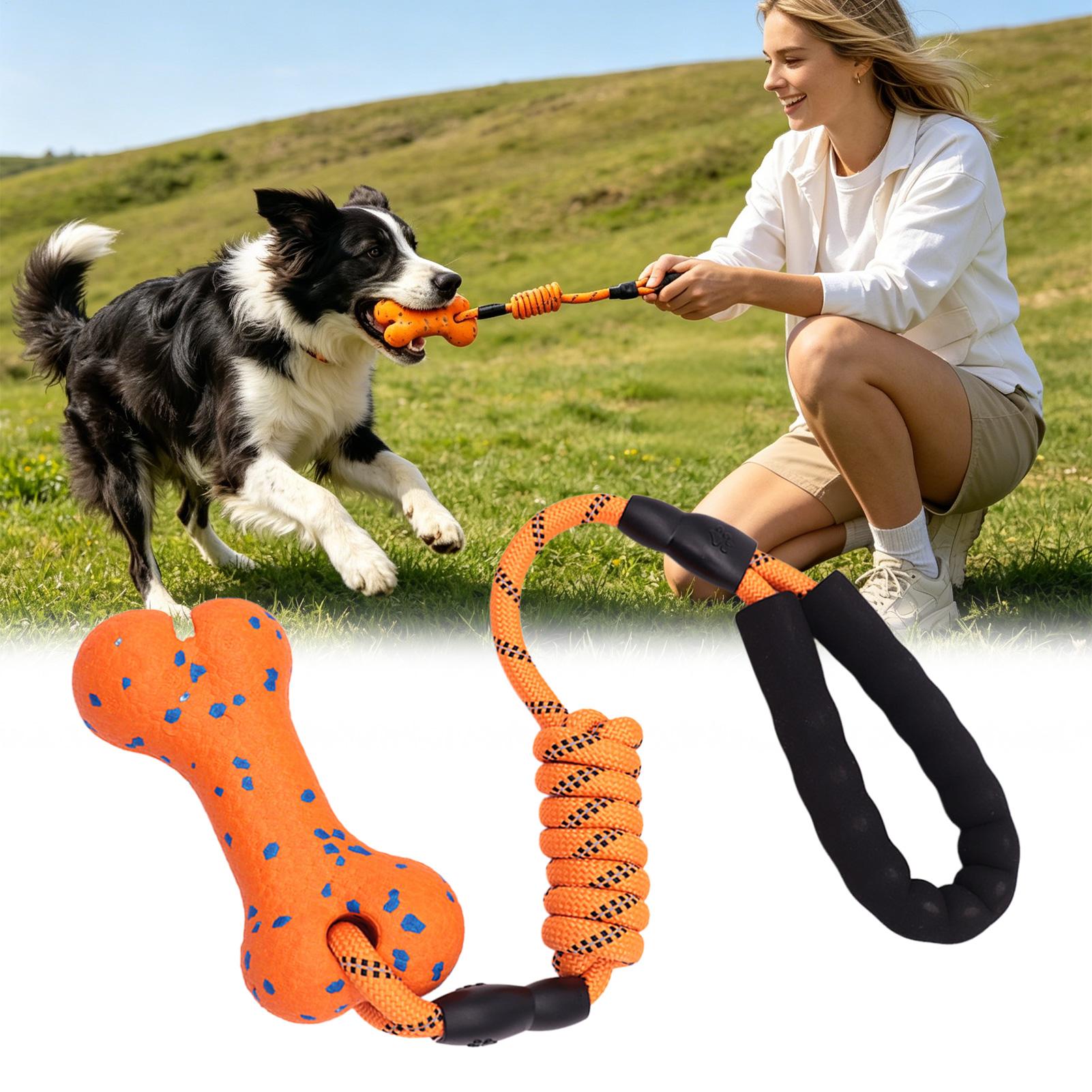 Brinquedo de Corda para Cães c - Dog Rope Toy Aggressive Chewers avaliação e preço