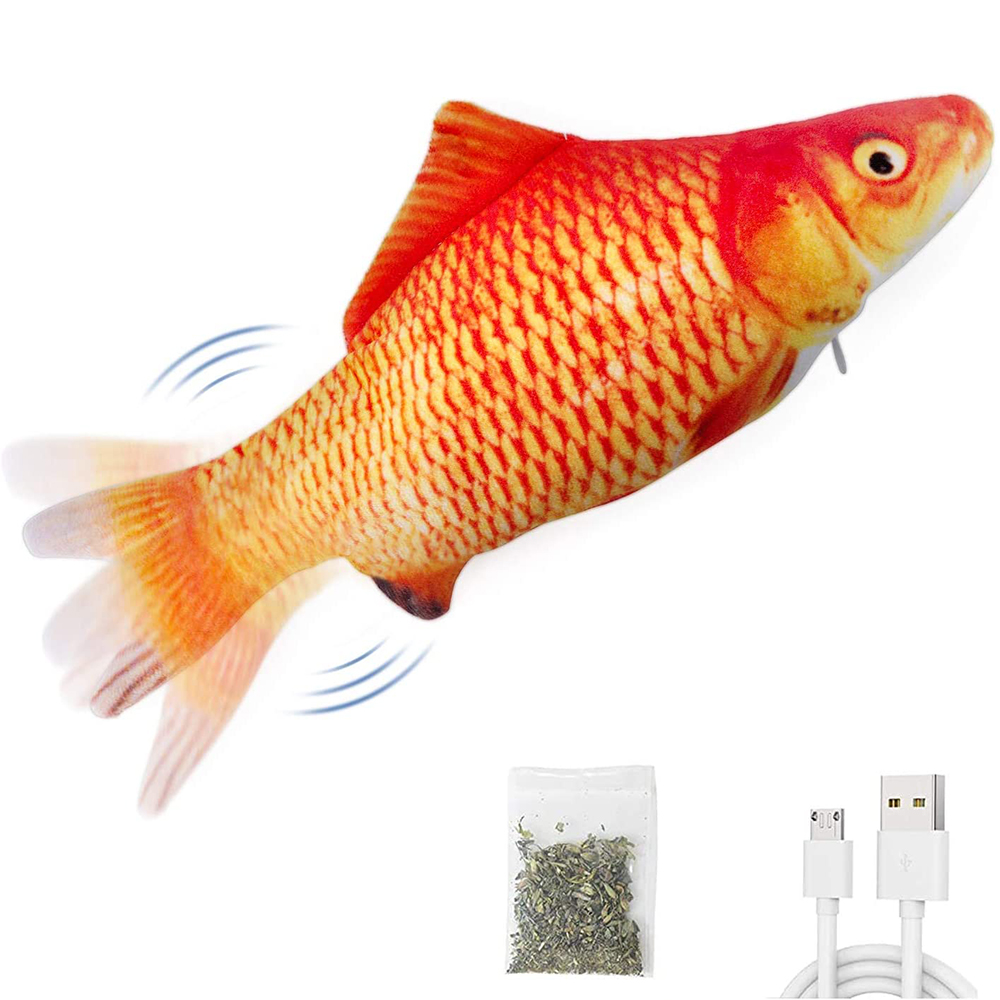 Brinquedos para Gatos em Forma - Electric Floppy Fish Dog Toy avaliação e preço