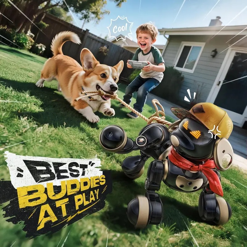Brinquedo de cachorro robô com - Dog Toys avaliação e preço