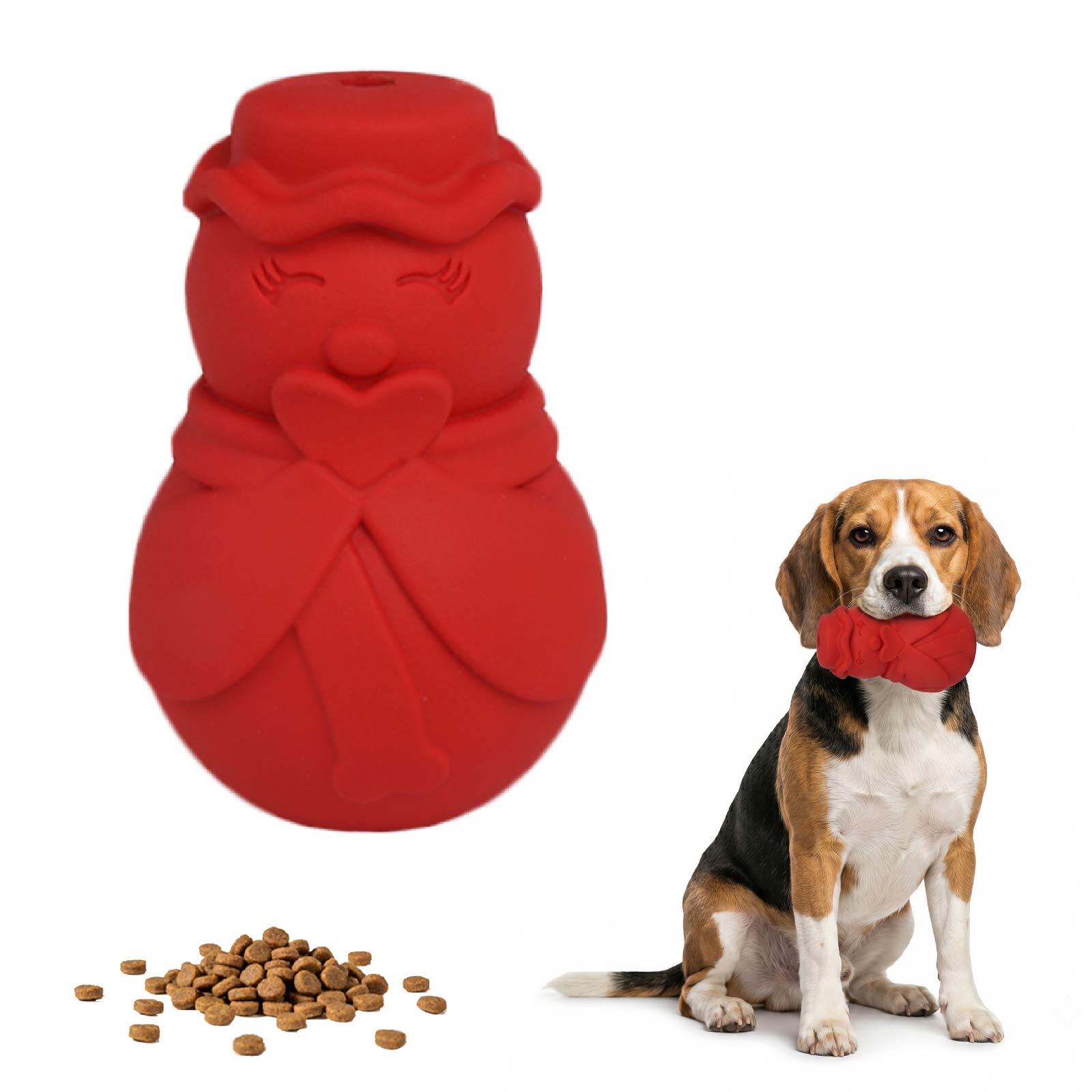 Brinquedo de Quebra-Cabeça Bon - Rubber Treat Dispensing Dog Toy avaliação e preço