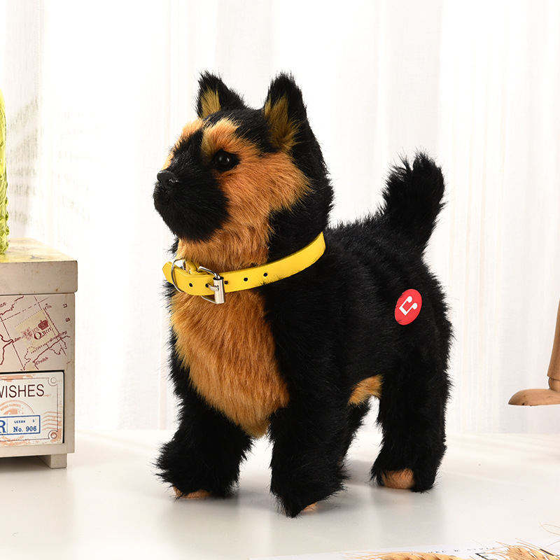 Brinquedos eletrônicos de pelú - Interactive Squeaky Plush Dog Toy avaliação e preço